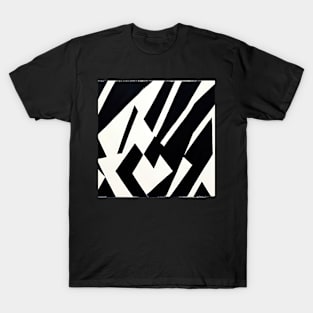 Minimal black on white T-Shirt